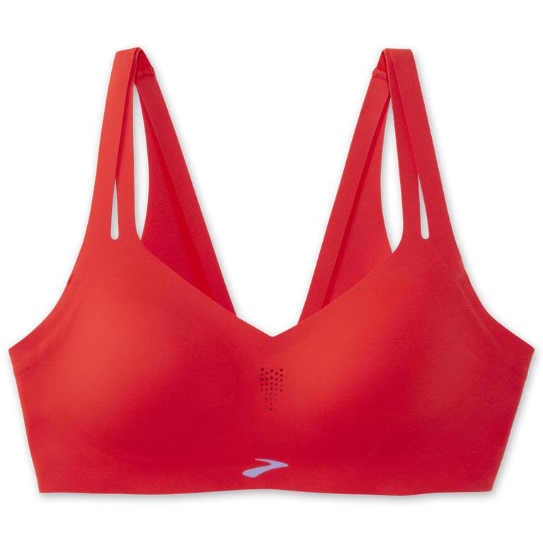 Brooks Dare Strappy Sports Womens Running Bra - Jamberry/Red - Indonesia (JDMI-92045)